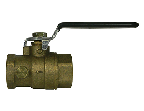 72033T - FNPT FULL PORT BALL VALVE WITH DRAIN - NO-LEAD